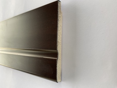 Len Chân Tường Nhựa PS Bản 87 mm x 10mm Màu Nâu 0