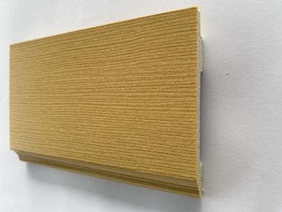 Len Chân Tường Nhựa PS Bản 87 mm x 10mm Màu Vân Gỗ 8