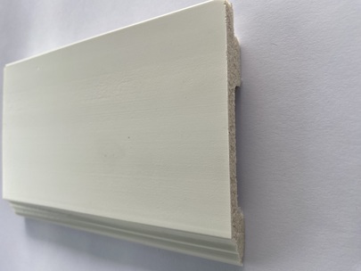 Len Chân Tường Nhựa PS Bản 97 mm x 15mm Màu Trắng Mờ